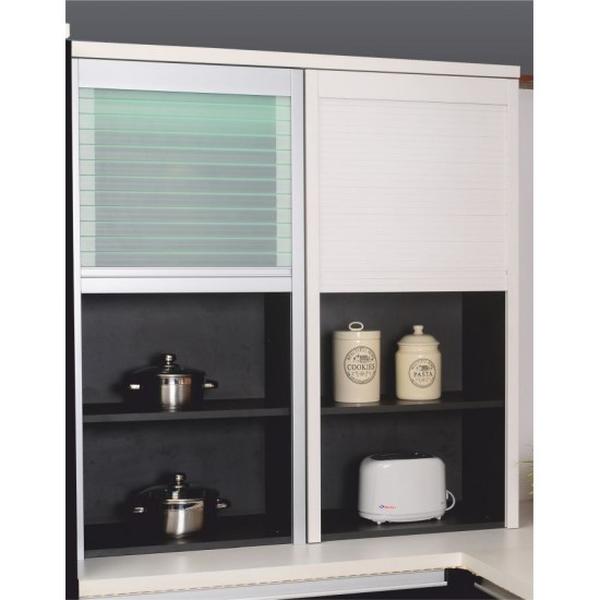 Ebco Roll Top Pro - Vertical (with Overlay Rails & Cover Profile)