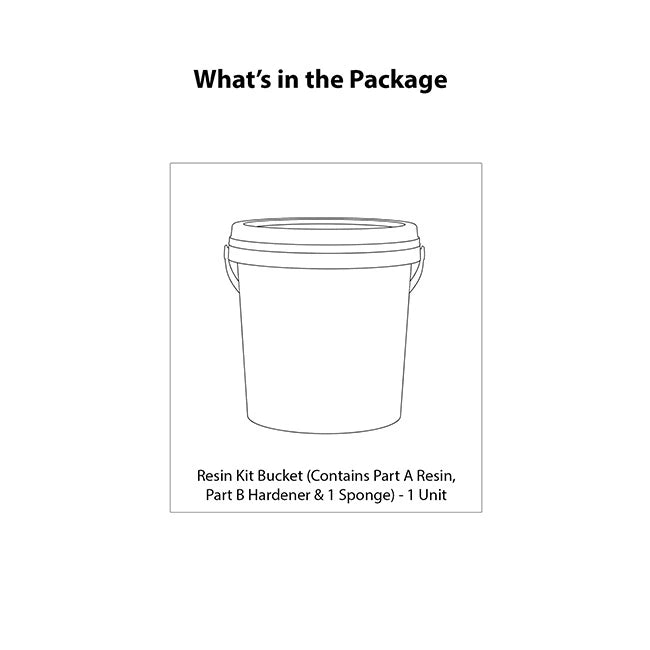 MYK Laticrete SP-100 Epoxy Tile Grout, Resin + Hardener Bucket (Part A & Part B)
