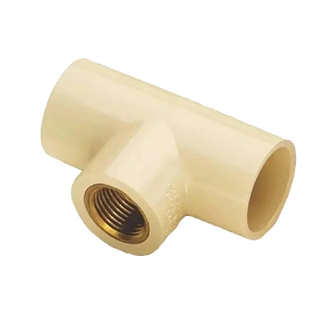 Ashirvad Flowguard Plus Brass Threaded Tee - HomeRun - 75.00