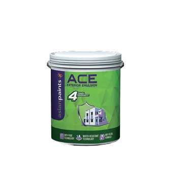 Give your home's exterior smart, affordable weather protection with genuine Asian Paints Ace Emulsion. Fast 60-min delivery in Bengaluru.