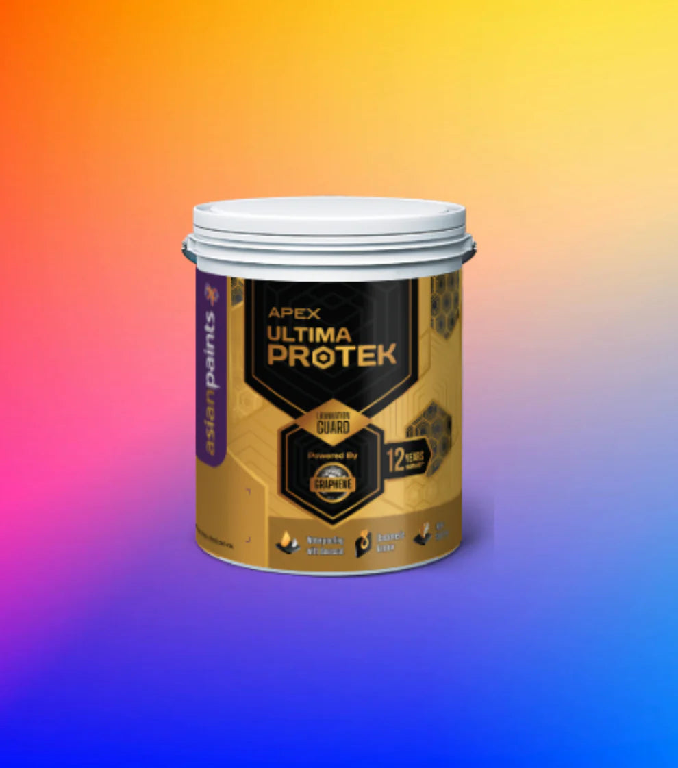 Choose an uncompromising, beautiful color for your home with genuine Asian Paints Apex Ultima Protek. The ultimate armour for your walls, with fast 60-min delivery in Bengaluru.