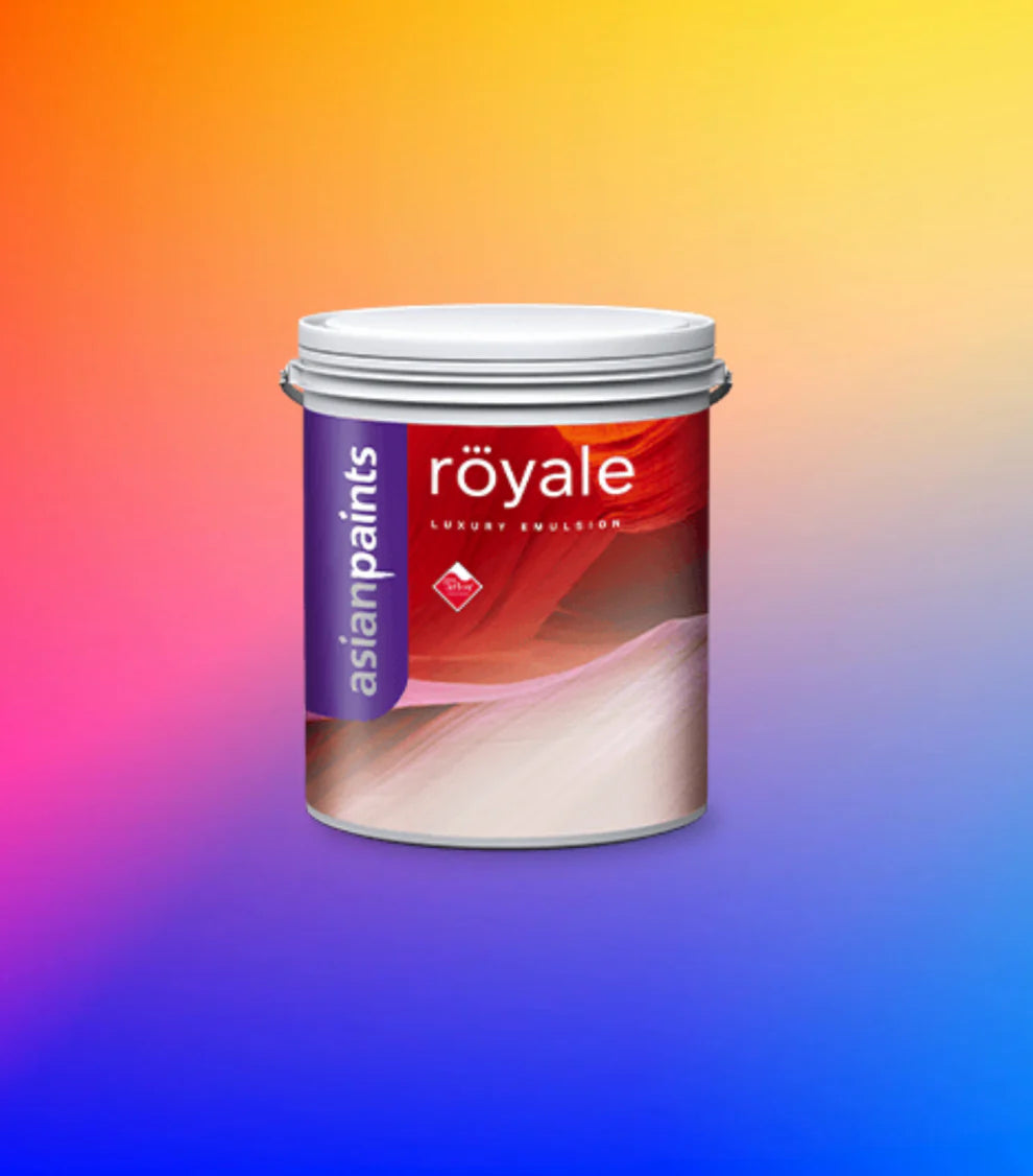 Transform your home with the rich, luxurious color of genuine Asian Paints Royale Luxury Emulsion. Fast 60-min delivery in Bengaluru.