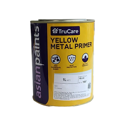 Protect your metal gates and grills from rust with genuine Asian Paints TruCare Yellow Metal Primer. Fast 60-min delivery in Bangalore.