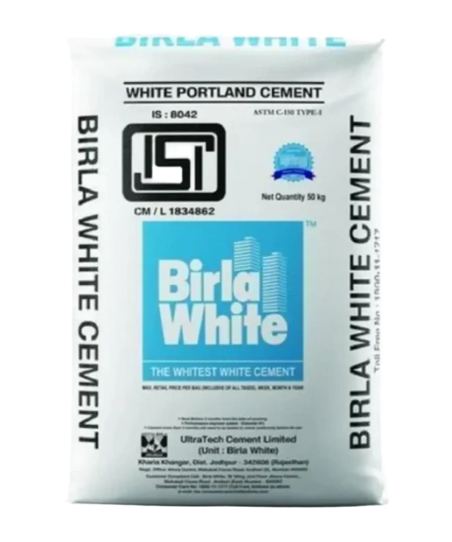Birla White Cement 1 kg pack for decorative and construction applications - HomeRun Bangalore