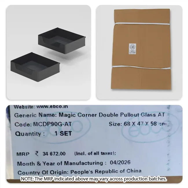 Ebco Universal Magic Corner, Double Pullout
