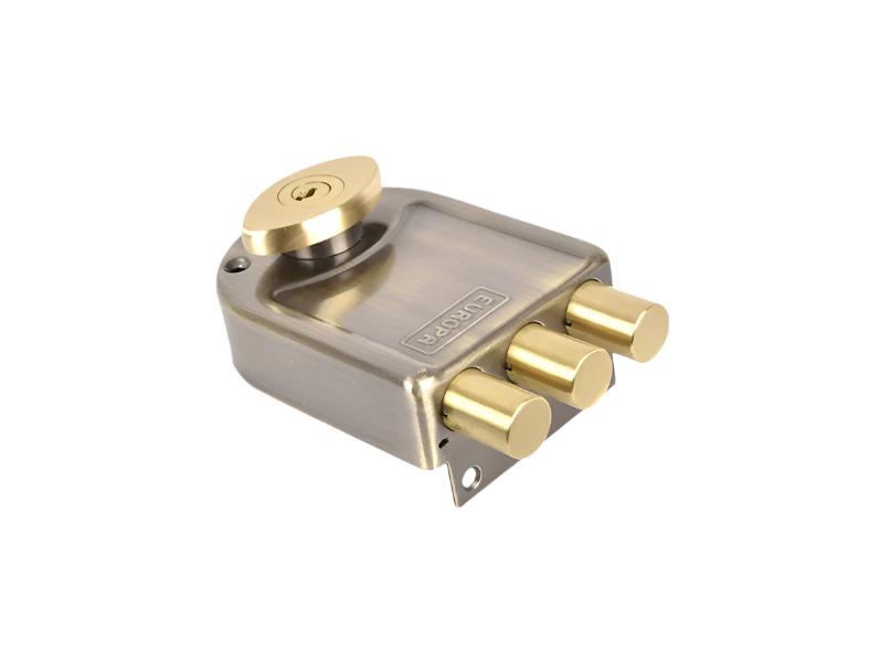Europa Main Door Lock 8123 Antique Brass