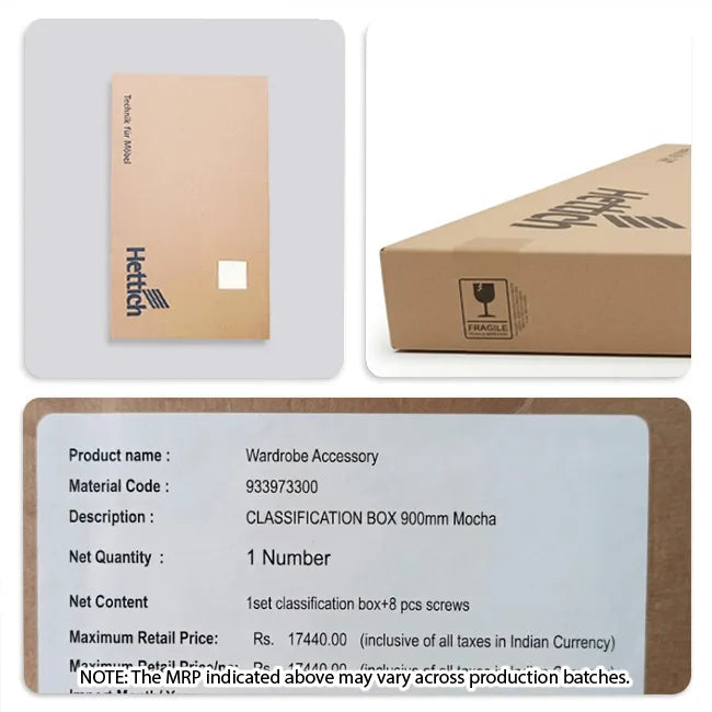Hettich Leather Classification Box Wardrobe Accessory