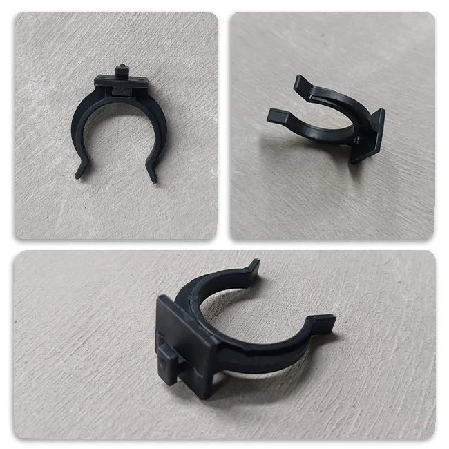 Ebco PVC Skirting Q Plinth and Clip, 100mm