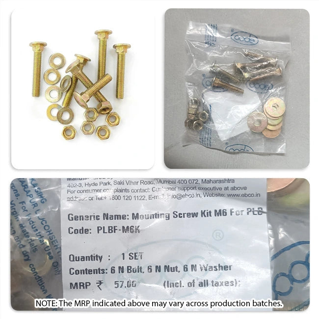Ebco Mounting Screw Kit for Pro-Lift Bed Fittings