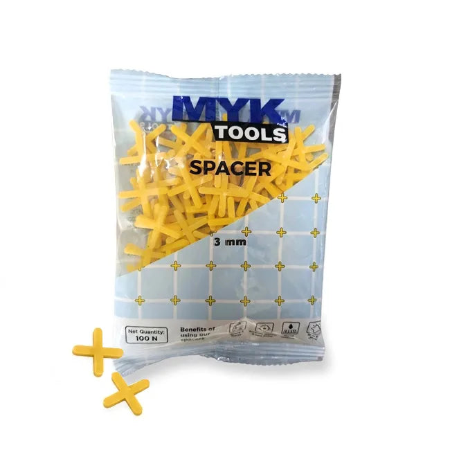 MYK Tools Tile Spacers, 100 Nos/Pack