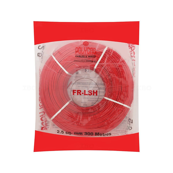 Ensure ultimate fire safety for your home with genuine Polycab FRLS-H Single Core Wire. Flame retardant, low smoke wire for maximum protection, with fast 60-min delivery in Bengaluru.