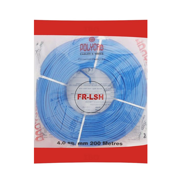 Ensure ultimate fire safety for your home with genuine Polycab FRLS-H Single Core Wire. Flame retardant, low smoke wire for maximum protection, with fast 60-min delivery in Bengaluru.