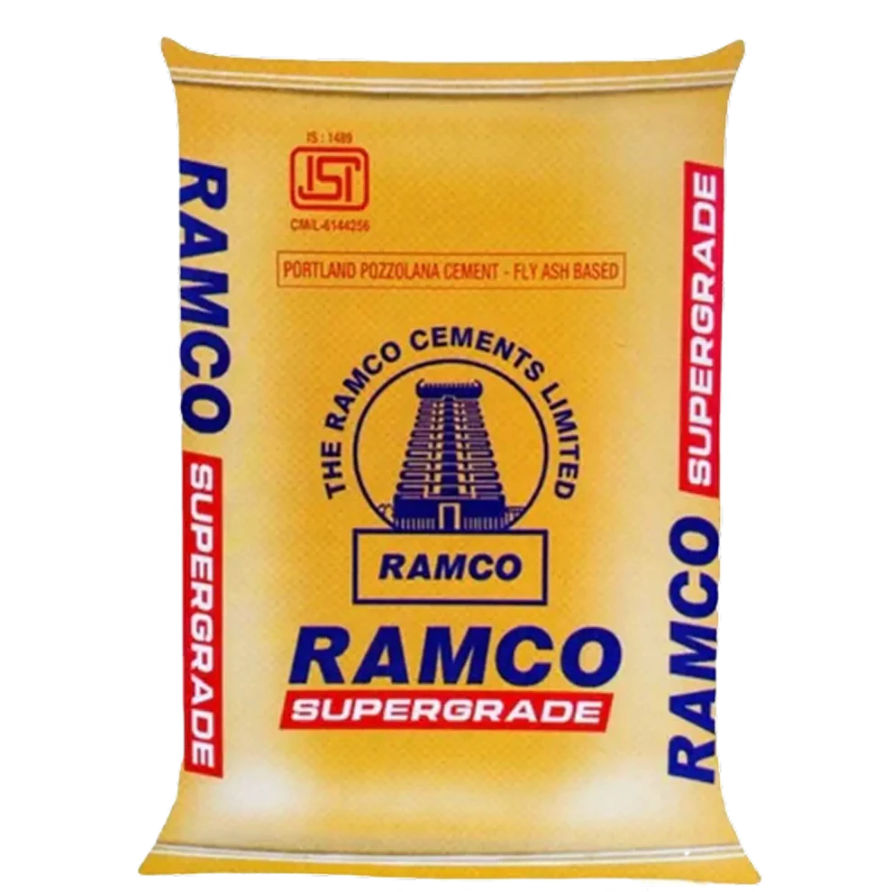 Ramco Supergrade PPC Cement, 50 Kg Bag