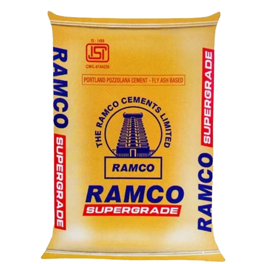 Ramco Supergrade PPC Cement, 50 Kg Bag - HomeRun - 375.00