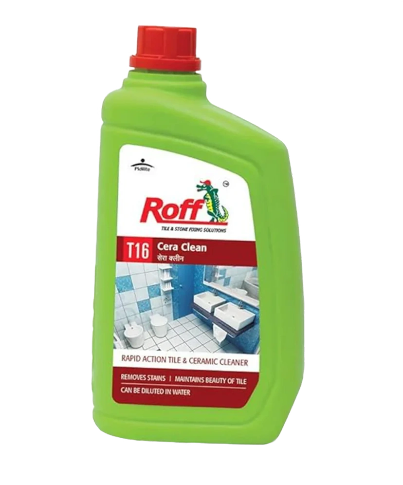 Roff T16 Cera Tile & Ceramic Cleaner bottle for stain and grime removal on tiles - HomeRun Bangalore