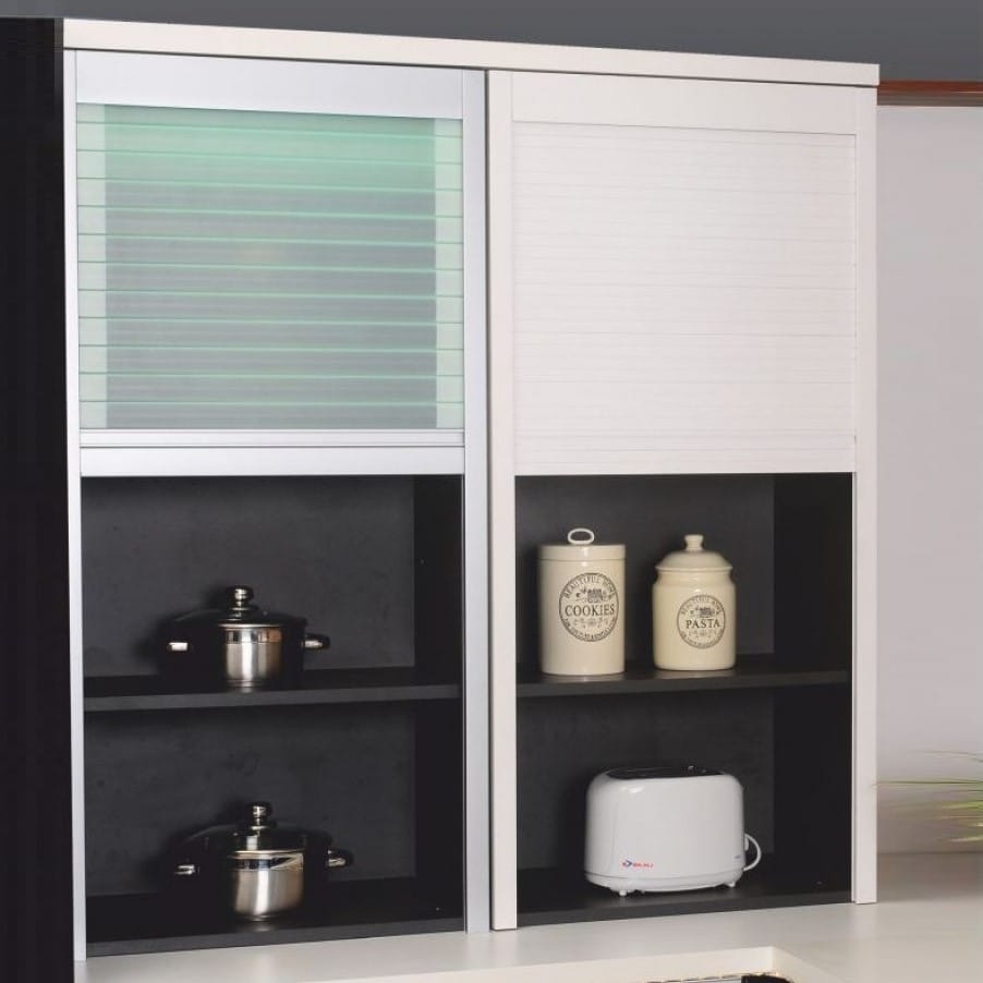 Ebco Roll Top Pro - Vertical (with Overlay Rails & Cover Profile) - HomeRun - 9117.00