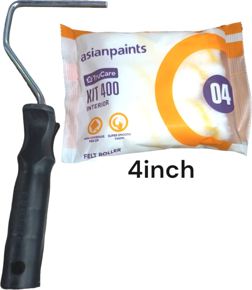Get a professional, brush-mark-free finish with a genuine Asian Paints TruCare Roller. The perfect tool for a faster paint job, with fast 60-min delivery in Bengaluru.