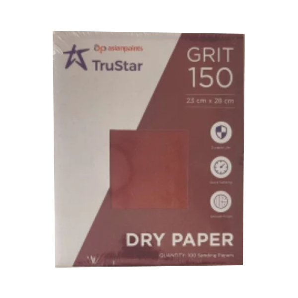 Create the perfect, ultra-smooth foundation for your paint with genuine Asian Paints TruStar Sanding Paper. Fast 60-min delivery in Bengaluru.
