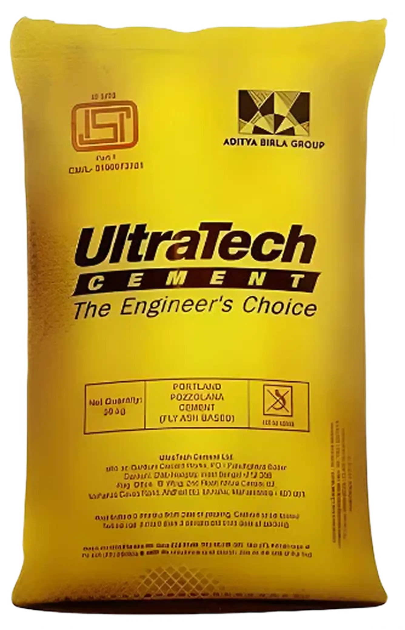 Ultratech PPC Cement, 50 Kg Bag - HomeRun - 390.00