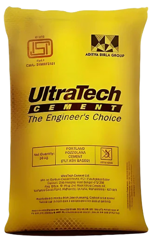 Ultratech PPC Cement, 50 Kg Bag - HomeRun - 390.00