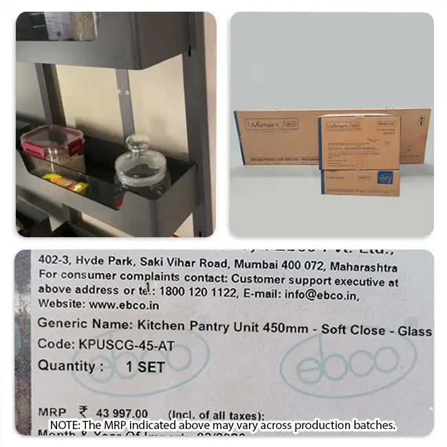 Ebco Pantry Unit, Soft Close