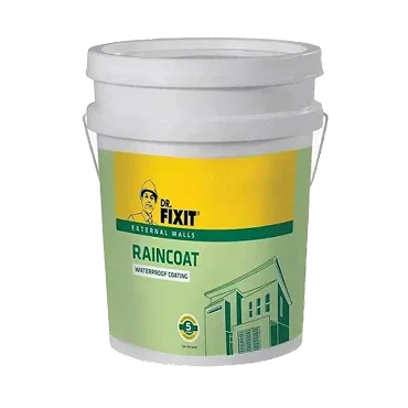 Terrace and wall waterproofing in Bangalore using Dr. Fixit Raincoat WPC waterproof coating