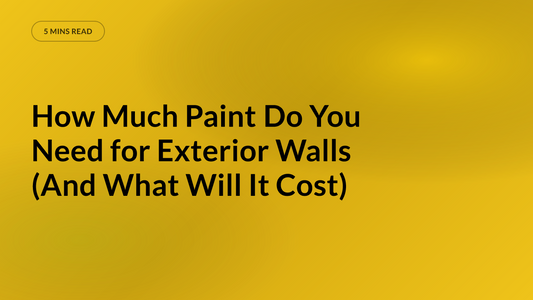 How Much Paint Do You Need for Exterior Walls (And What Will It Cost)