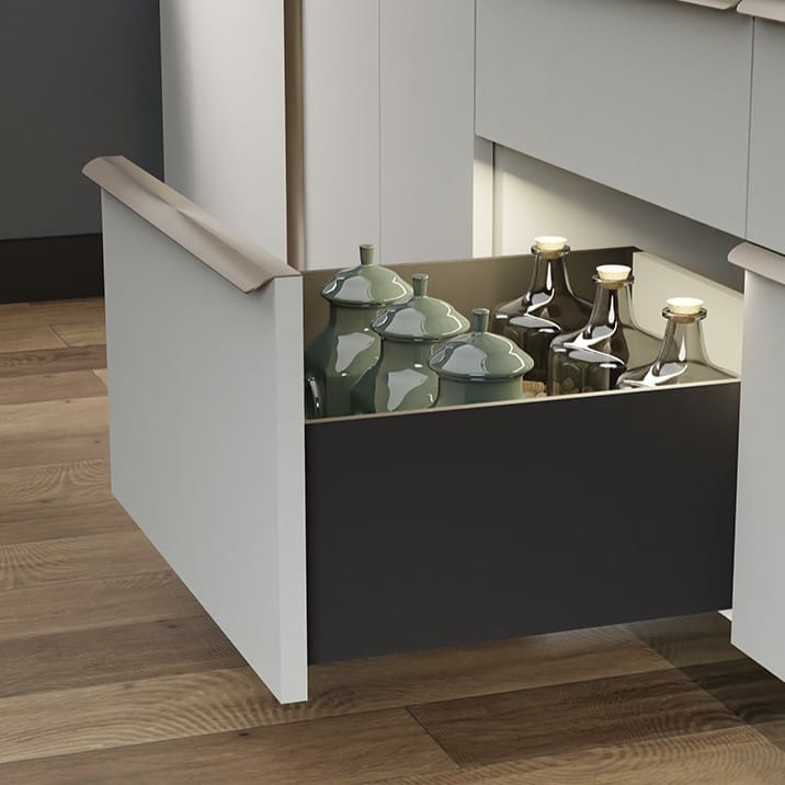 Hettich & Ebco Tandem Boxes Kitchen Systems and Accessories available at low prices in HomeRun with 60 mins delivery