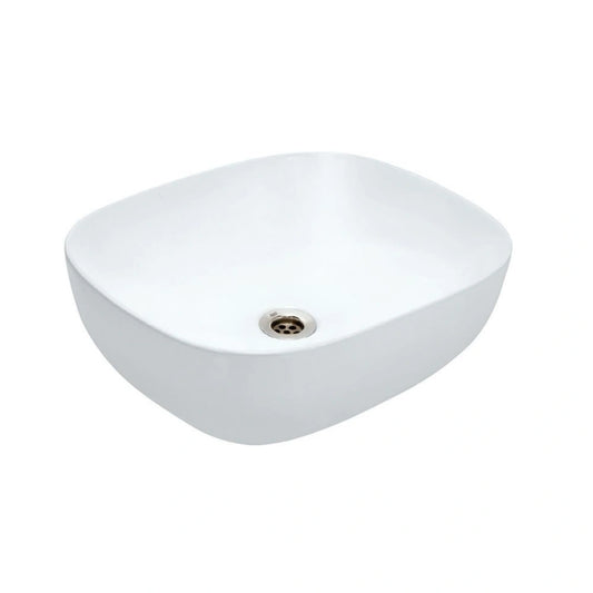Jaquar Thin Rim Table Top Basin, Rectangular | White, 495x395x150mm | JDS-WHT-25909