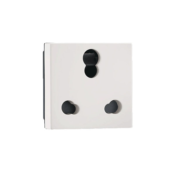 Ensure your family's safety with a genuine Legrand Myrius 3 Pin Socket, featuring child-safe shutters. The perfect blend of modern design and protection, with fast 60-min delivery in Bengaluru.
