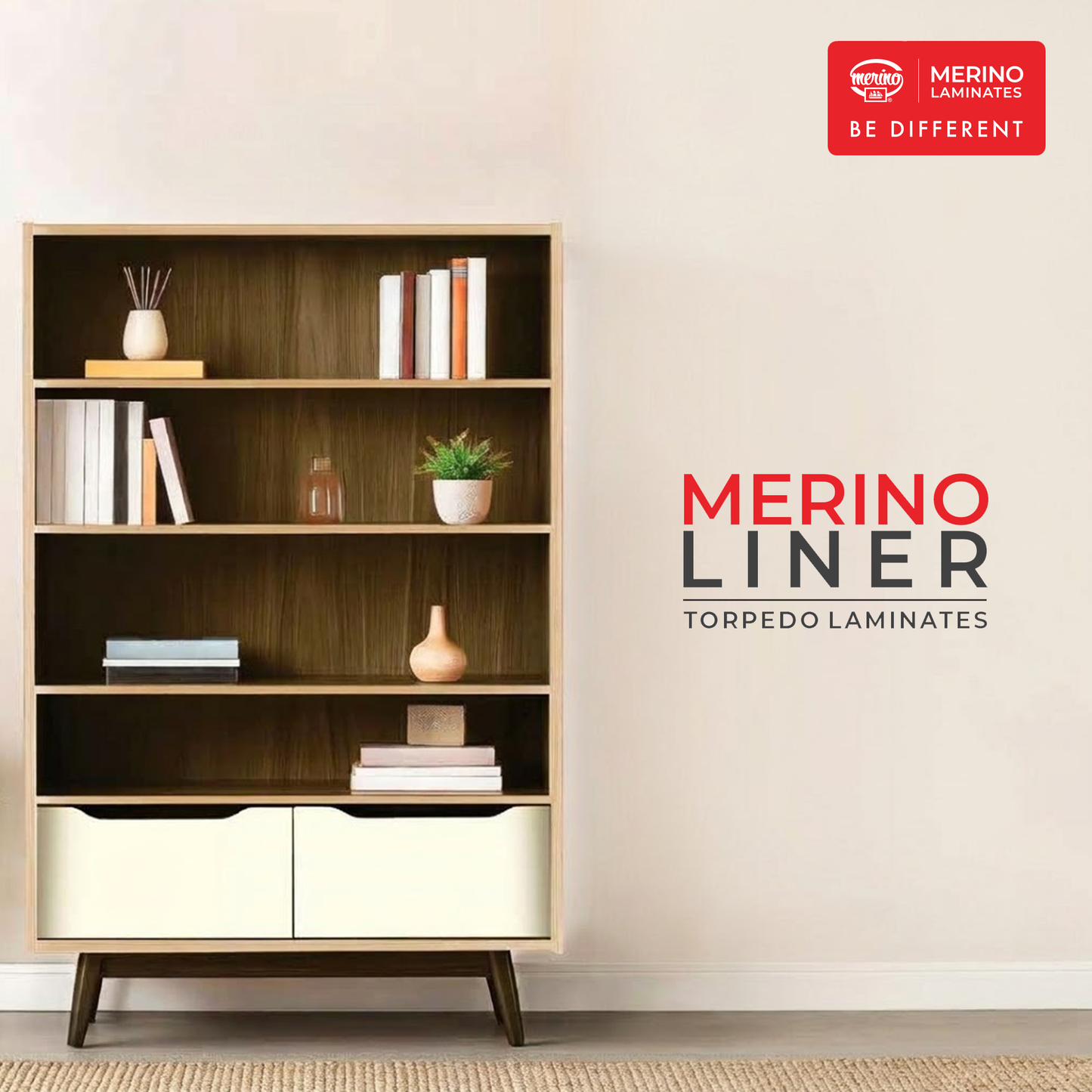 Merino Liner Torpedo Laminate (0.8 mm) – Premium Suede Finish (SF), High-Quality Decorative Interior Liner | HomeRun, Bangalore