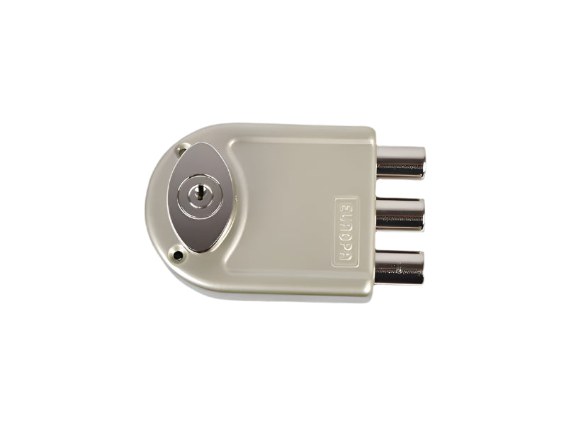 Europa Main Door Lock Antique Brass/Nickel Steel