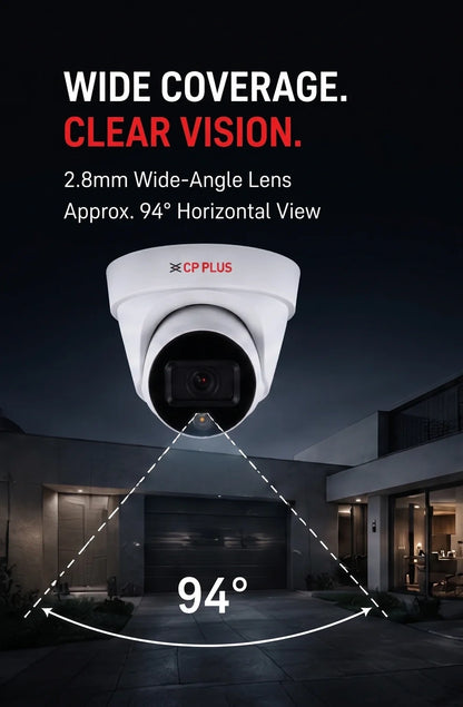 CP Plus 2MP IP Dome Camera - CP-UNC-DA21L3C-Q