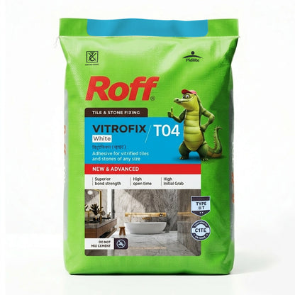 Roff T04 VFA Tile Adhesive, White, 20 Kg Bag | HomeRun, Bangalore