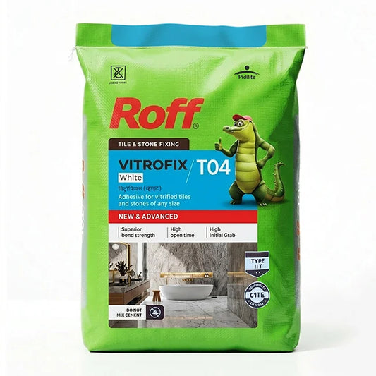 Roff T04 VFA Tile Adhesive, White, 20 Kg Bag | HomeRun, Bangalore