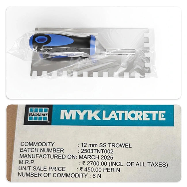 MYK Laticrete Notch Trowel