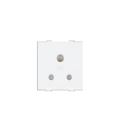 Anchor Roma 3 Pin Socket, 2 Module, White