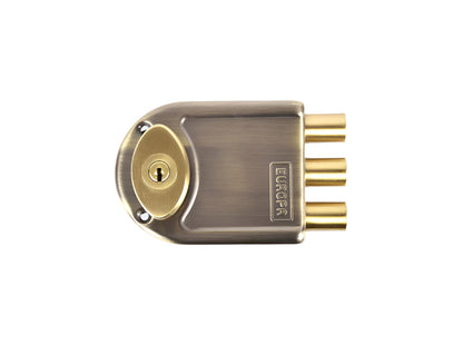 Europa Main Door Lock Antique Brass/Nickel Steel