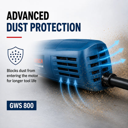 Bosch Professional GWS Corded Angle Grinder, 100mm (4") Disc