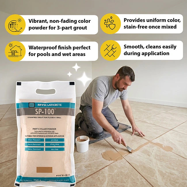 MYK Laticrete SP-100 Epoxy Tile Grout, Colour Powder (Part C) | HomeRun, Bangalore