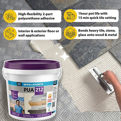 MYK Laticrete PUA 212 Modified PU Adhesive | HomeRun, Bangalore