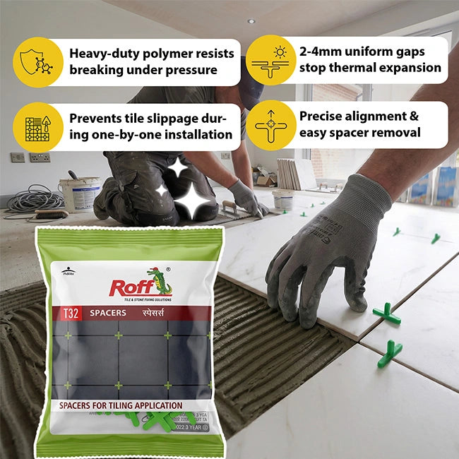Roff Tiles Spacer, 100 Nos/Pack
