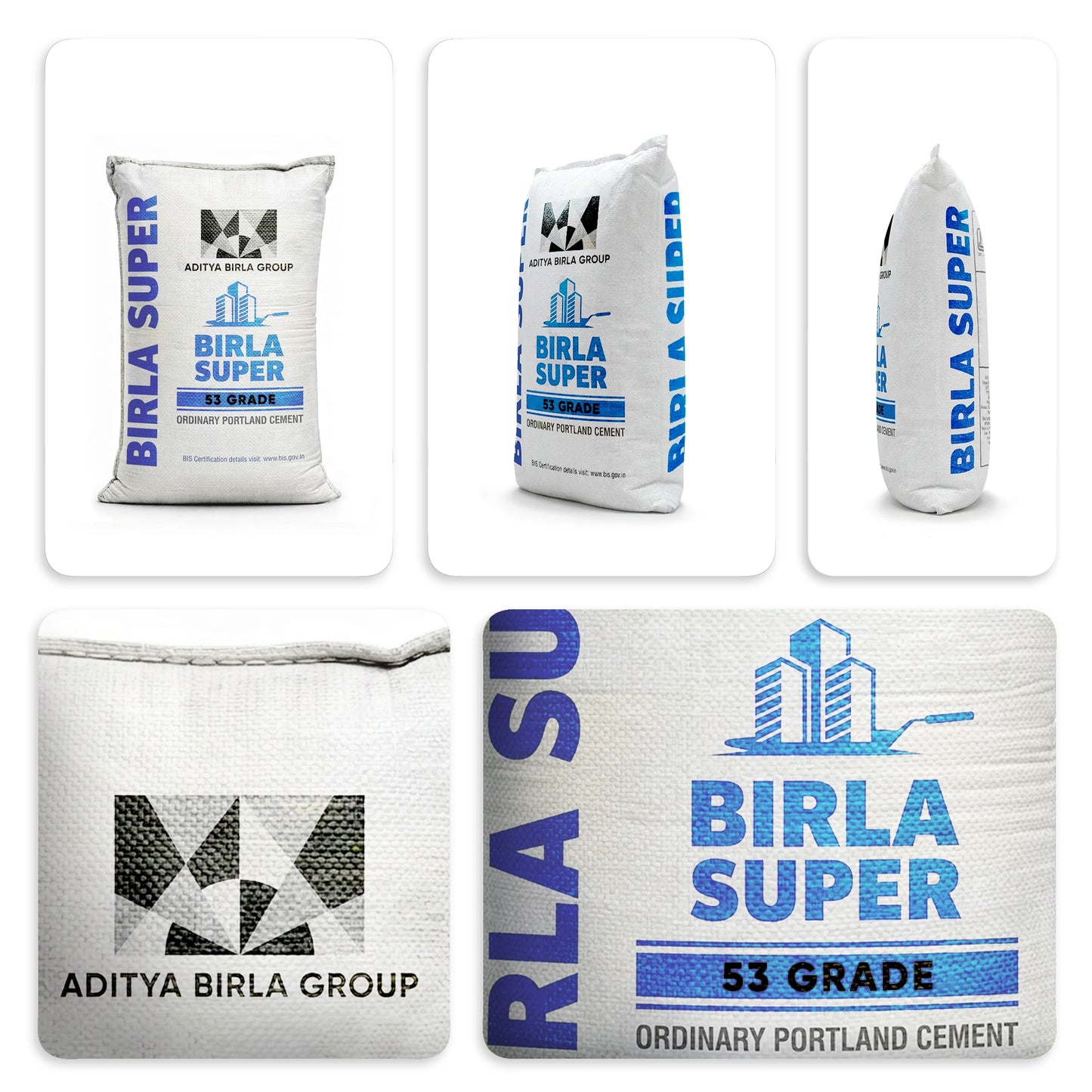 Birla Super OPC 53 Grade Cement, 50 Kg Bag | HomeRun, Bangalore