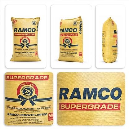 Ramco Supergrade PPC Cement, 50 Kg Bag | HomeRun, Bangalore