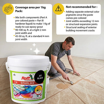 Roff T34 Starlike Epoxy Tile Grout I Homerun, Bangalore