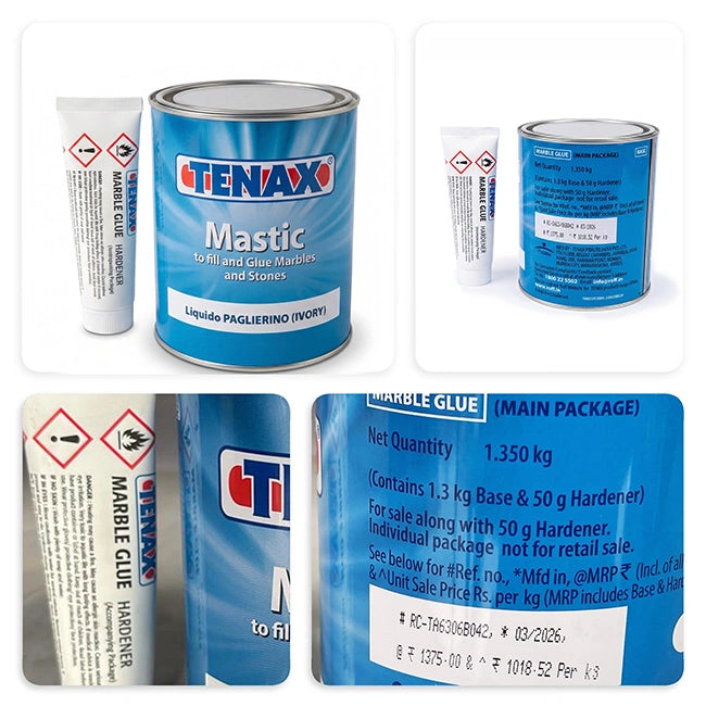 Tenax Polyester Marble Glue Mastic,1.35kg I Homerun, Bangalore