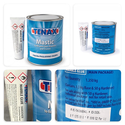 Tenax Polyester Marble Glue Mastic,1.35kg I Homerun, Bangalore