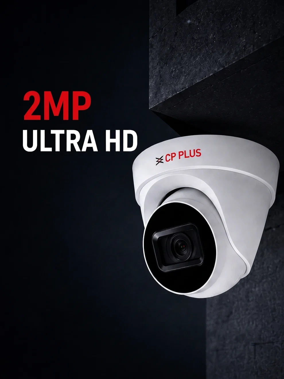 CP Plus 2MP IP Dome Camera - CP-UNC-DA21L3C-Q