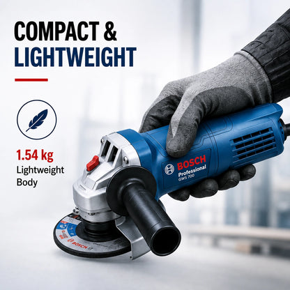 Bosch Professional GWS Corded Angle Grinder, 100mm (4") Disc