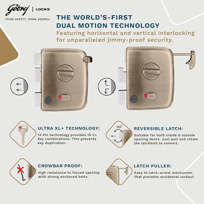 Godrej Centaur Ultra+ 1CK Latchbolt